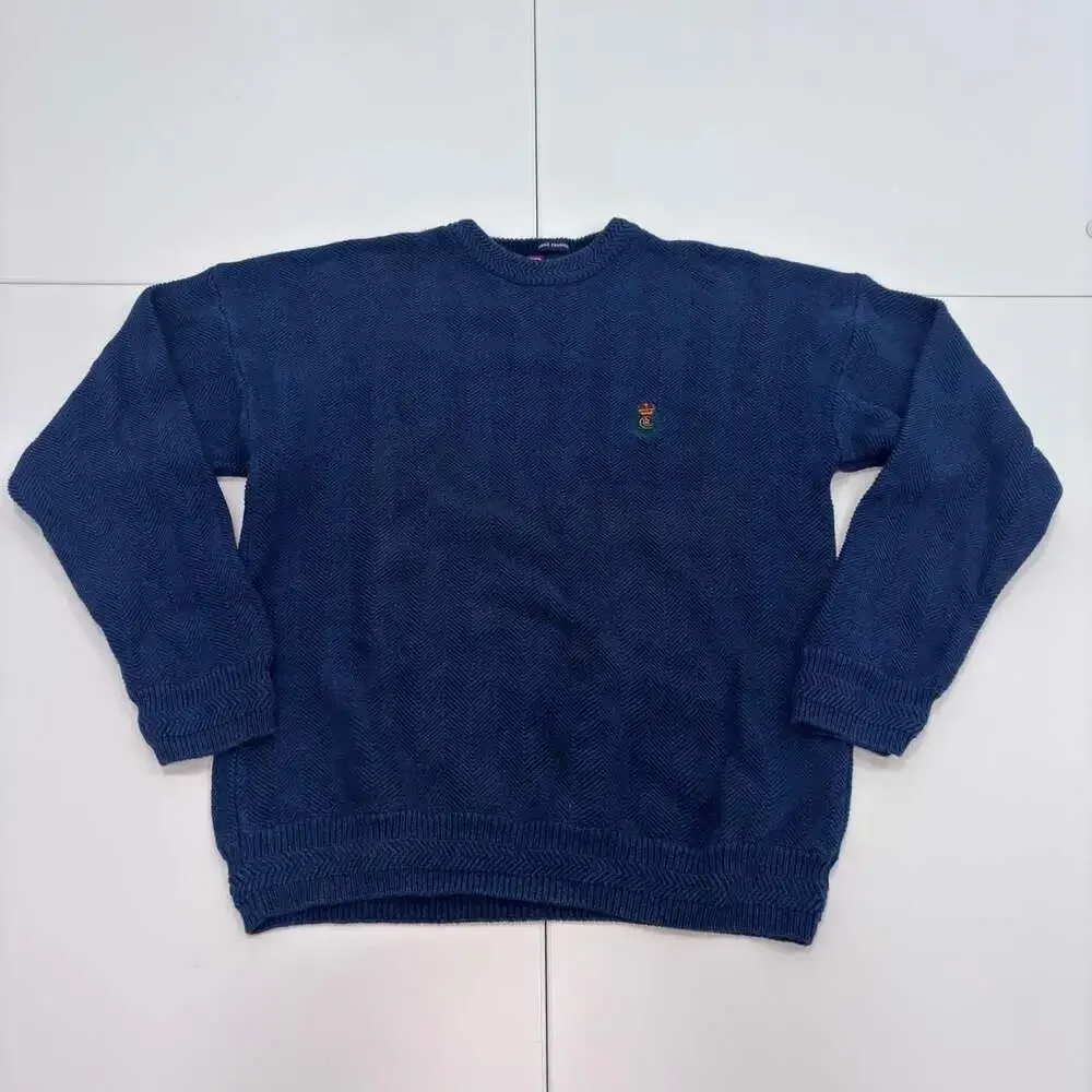 Chaps Ralph Lauren Hand Framed Chevron Knit Sweater